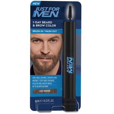 just for men beard and brow|temporary beard dye for men.